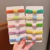 Elásticos de Cabelo Tipo Toalha Coloridos para Meninas, Cordas para Rabo de Cavalo e Coques, Faixas de Cabelo para Meninas Pequenas que Não Danificam o Cabelo, Elásticos de Cabelo com Laço Duplo