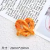 Juguete de Comida de Pan de Gatito de Dibujos Animados Adornos Pequeños DIY Accesorios de Pegamento de Crema Pinzas para el Cabello Hebillas para Zapatos con Agujero Decoración Accesorios de Resina