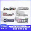 Insignia metálica de aleación de zinc pintada personalizada para graduación escolar, insignia escolar de esmalte de imitación, insignia conmemorativa con logo para actividades de unidad