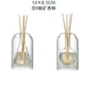 Frasco Redondo de Aromaterapia Sem Chama Copo Cônico Vidro de Alto Borossilicato Isolante Sala de Estar Muji Japonês Óleo de Fragrância para Casa Uso
