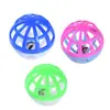 Suministro de Bolas de Juguete Campana Redondas Huecas de Plástico Bicolor para Hámsteres, Chinchillas, Gatos y Perros, 4 cm, Lote Mixto, Juguetes para Gatos