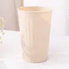 Vaso para Enjuague Bucal de Paja de Trigo, Antibacteriano, Resistente al Moho, Plástico Ecológico Rayado, Vaso para Cepillo de Dientes Doméstico, Vaso de Agua, Vaso para Dientes al por Mayor