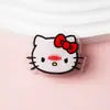 Gato KT de dibujos animados expresión linda clip acrílico PP clip para exámenes de estudiante clip para snacks clip de doble cara Hello Kitty para amigos