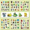 1000 Plantas vs. Adesivos de grafite de desenhos animados de zumbis para decoração transfronteiriça de malas e adesivos infantis atacado