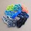 Dispositivo de tensión de silicona transfronterizo agarre de silicona equipo de fitness entrenamiento de rehabilitación de manos anillo de agarre de doble fuerza para hombres y mujeres