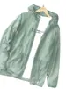 Nova Jaqueta de Gelo de Seda com Proteção Solar de Verão para Homens, Roupa de Proteção Solar para Pesca, Proteção UV, Múltiplas Opções de Cor, Peça de Roupa Branca da Moda
