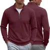 Suéter de estilo europeo y americano para comercio exterior transfronterizo, nuevo suéter casual de punto para hombre, otoño e invierno, camiseta base de manga larga con cuello semi-alto