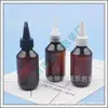 Botella redonda de 100 ml con tapón de punta y cuello estrecho, botella de pico puntiagudo, botella de pegamento, botella de hidrosol, botella de aceite esencial, botella de loción, botella de glicerina