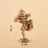 Macaco Rei de Latão Vintage decoração criativa de animal de estimação para chá peça de bronze antiga
