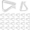 Clips para Mantel de Plástico Más Vendidos Transfronterizos, Clips Transparentes para Mesa de Comedor, Clips Fijadores de Mantel, Sujetadores Antideslizantes para el Hogar, No Requieren Taladro