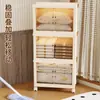 Caja de Almacenamiento Multicapa Gabinete de Almacenamiento para Juguetes y Snacks Caja Organizadora para Ropa y Colchas del Hogar Gabinete de Almacenamiento Plegable de Plástico