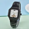 2025 Atravessando Fronteiras Aliexpress Fornecimento de Relógio Mecânico Masculino Estilo Casual Quadrado Moda Baida Watch Dropshipping