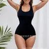 Modelador de Corpo Inteiro para Definir a Cintura e Esculpir o Corpo com Levantamento dos Braços, Cinta Modeladora da Cintura, Controle da Barriga e Fechamento com Colchetes, Modelador Feminino com Calcinha de Controle da Barriga