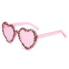 Novedad Gafas de Sol Redondas sin Marco Hechas a Mano de Gelatina Transparente con Diamantes para Todas las Ocasiones Gafas de Sol de Colores Caramelo Transfronterizas Europeas y Americanas