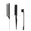 Tratamento Capilar Tintura de Cabelo Pente terno Escova Listrada Ferramenta de Cabelo Pincel de Sobrancelha Pente de Cabelo Partição Pente de Cauda Pontiaguda Conjunto de Três Peças
