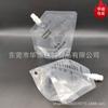 Bolsa transparente con boquilla autoportante de Source Factory para envasado de nutrientes médicos, escala 250 ml/500 ml, bolsa para líquidos