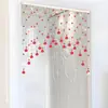 Cortina de Contas de Cristal com Arco em Forma de Cabaça para Divisória de Entrada, Instalação Sem Furos, Adequada para Quarto e Banheiro, Cortina Feng Shui Porta a Porta