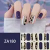 ZA - Adhesivo para uñas blanco sin hornear, totalmente impermeable, parche para decoración de uñas, sensación avanzada, simple, pegamento para esmalte de uñas al por mayor