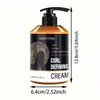 Tk Creme Modelador Cross-Border para Cachos Volumosos Sem Rigidez, Elastina Hidratante e Modeladora, Creme Modelador Pós-Permanente para Cachos