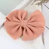 Acessórios de cabelo infantis simples europeus e americanos transfronteiriços cor de doce grampo de cabelo laço feito à mão presilha adorno de cabeça de bebê atacado