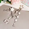 Llavero Colgante para Bolso con Diseño de Lunares Rayas Notas Musicales Estrellas Vintage Japonés y Coreano Accesorio Creativo Lindo Divertido Regalo para Mejores Amigos