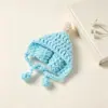 Gorro mini de punto lindo muñeco de peluche hilo atuendo accesorios de peluche tocado diy decoración de muñeca hecha a mano