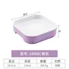 Melamina rechaud porcelana-como self-service louça empilhável quadrado prato de jantar de plástico tigela pequena prato prato de lanche comercial