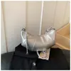 Bolsa Pequena Retrô Transfronteiriça para Mulheres, Nova Moda Bolsa de Bolinho de Massa de Alta Qualidade, Design de Nicho, Bolsa de Ombro Transversal, Bolsa Croissant