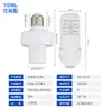 Control Remoto Inteligente Portalámparas de Rosca E27 Control Remoto Inalámbrico Temporizador Interruptor Portalámparas Bombilla