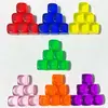 Dados Acrílicos Transparentes Coloridos Brilhantes em Branco de 14MM Dados Dados Jogo de Dados