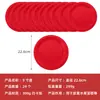 Novedad en stock serie de colores sólidos Suministros para fiestas rojas Plato de papel de seda Mantel Suministros para decoración de fiestas de cumpleaños