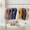 Casaco Infantil com Capuz de Veludo Ártico Aquecimento Dupla Face Casaco de Inverno Espessado Mao Mao Quente Casual Top Estilo Ocidental