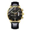 Comercio Exterior Transfronterizo Explosiones Reloj de Negocios Sencillo para Hombre Acero Inoxidable Correa de Moda Reloj Luminoso Calendario Cuarzo