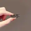 2024 Pinza para el Cabello Estilo Metal con Pedrería Súper Brillante Flor de Cristal Pinza Hueca Pinza Lateral para Flequillo Pinza Recta