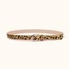 Cinturón de leopardo exquisito para mujer con astillas de moda joven