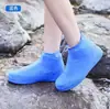 Cobre-sapatos Impermeável Antiderrapante para Dia Chuvoso Masculino e Feminino Capas para Botas de Chuva Botas de Chuva Espessadas Resistentes ao Desgaste Capas para Botas de Chuva Sapatos Aquáticos Externos de Silicone