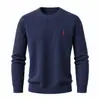 Suéter de punto retorcido de alta gama transfronterizo para hombre con cuello redondo, top de punto casual de otoño/invierno, estilo papá para hombre