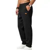 Calça de moletom casual esportiva de jacquard texturizado pesada para outono e inverno, masculina, solta, simples, para uso diário e como roupa de trabalho, transfronteiriça da Amazon, europeia e americana