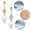 Gabe Moda Transfronteriza Europea y Americana Chica Estilo Moderno Diseño de Animal Luna Piercing para Ombligo Joyería