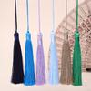 Sachezinho de 10cm com Borla DIY Acessórios de Joalheria Artesanal Material Nó Chinês Pingente Pequeno Antigo Marcador Acessórios de Joalheria