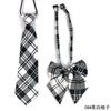Traje de corbata con banda de goma y cuello directo de fábrica, uniforme de clase, uniforme escolar, actividad de rendimiento, corbata estampada para niños, cuello con flores