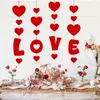 Decoración Colgante de Cuerda con Forma de Corazón para el Día de San Valentín Boda Fiesta Aniversario de Boda Colgante de Arreglo Amoroso con Forma de Corazón