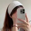 Diadema de lana de ala ancha simple y elegante estilo coreano para mujer, Diadema de corona alta para lavarse la cara, Accesorio para el cabello versátil y a la moda