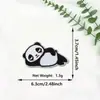 Parche de Tela Bordado de Panda Nuevo del Fabricante, Abanico de Juncos, Decoración de Hoja de Bambú, Parche para Bolsa, Sombrero, Parche de Bordado para Ropa al por Mayor