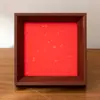 Nuevo Marco de Fotos Pequeño de Caligrafía Festiva Estilo Chino Adorno de Escritorio 4 pulgadas Fortuna, Prosperidad, Longevidad Exhibición para Sala de Estar Decoración del Hogar