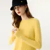 Suéter de Cachemira para Mujer Otoño/Invierno 2026, Tejido de Punto Trenzado Engrosado, Cuello Redondo, Diseño Versátil, Tejido de Lana