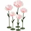 Flores Artificiales Impermeables Eva Amapola Flores Decorativas Grandes para Exhibición en Centros Comerciales y Accesorios de Montaje de Escenas Flores Artificiales