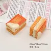 Acessórios de Resina DIY Desenho Animado, Presilhas de Cabelo de Biscoito Sanduíche de Creme, Pingentes de Sapato com Tema de Comida, Pingentes de Chaveiro e Itens Decorativos