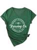 Amazon Ebay Estación Independiente Camiseta de Manga Corta de Moda y Cómoda con Cuello en V para Mujer Boobery Brewing de Mamá