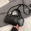 Estilo Coreano Nicho Maillard alta qualidade Bolsa Boston Portátil Simples Retrô Estilo Comutador Versátil Bolsa Transversal